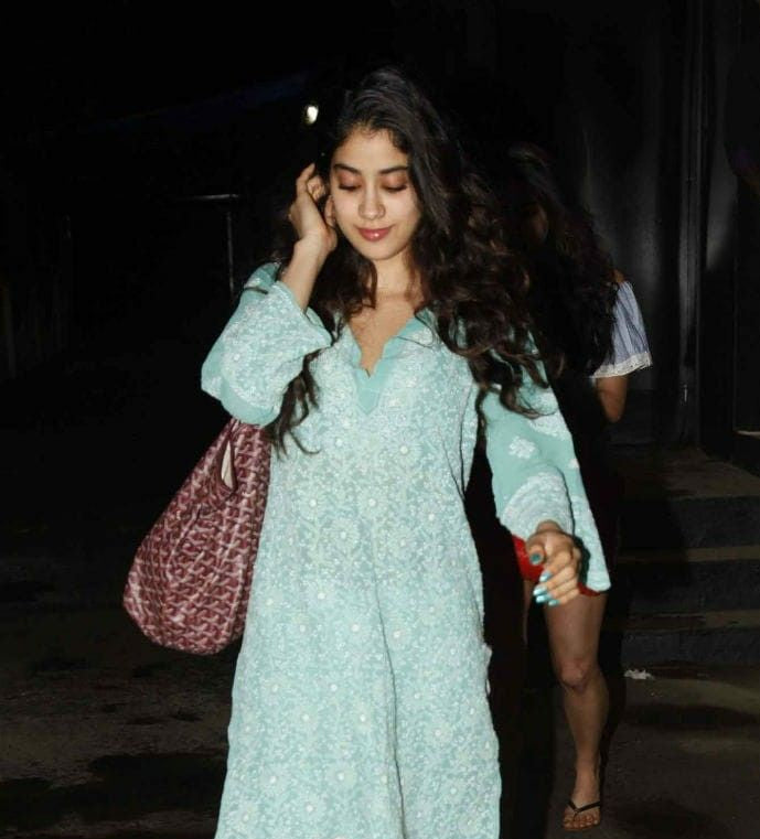 Karishma Sky Blue Georgette Chikankari Kurti