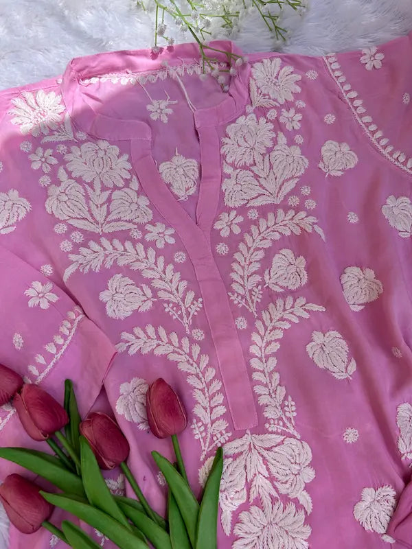 Nagina Baby Pink Premium Modal Co-ord