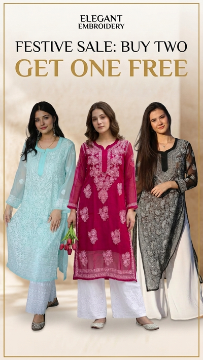 Buy 2 Get 1 Free Kurta