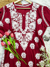 Hina Maroon Modal Kurti - Hayat&