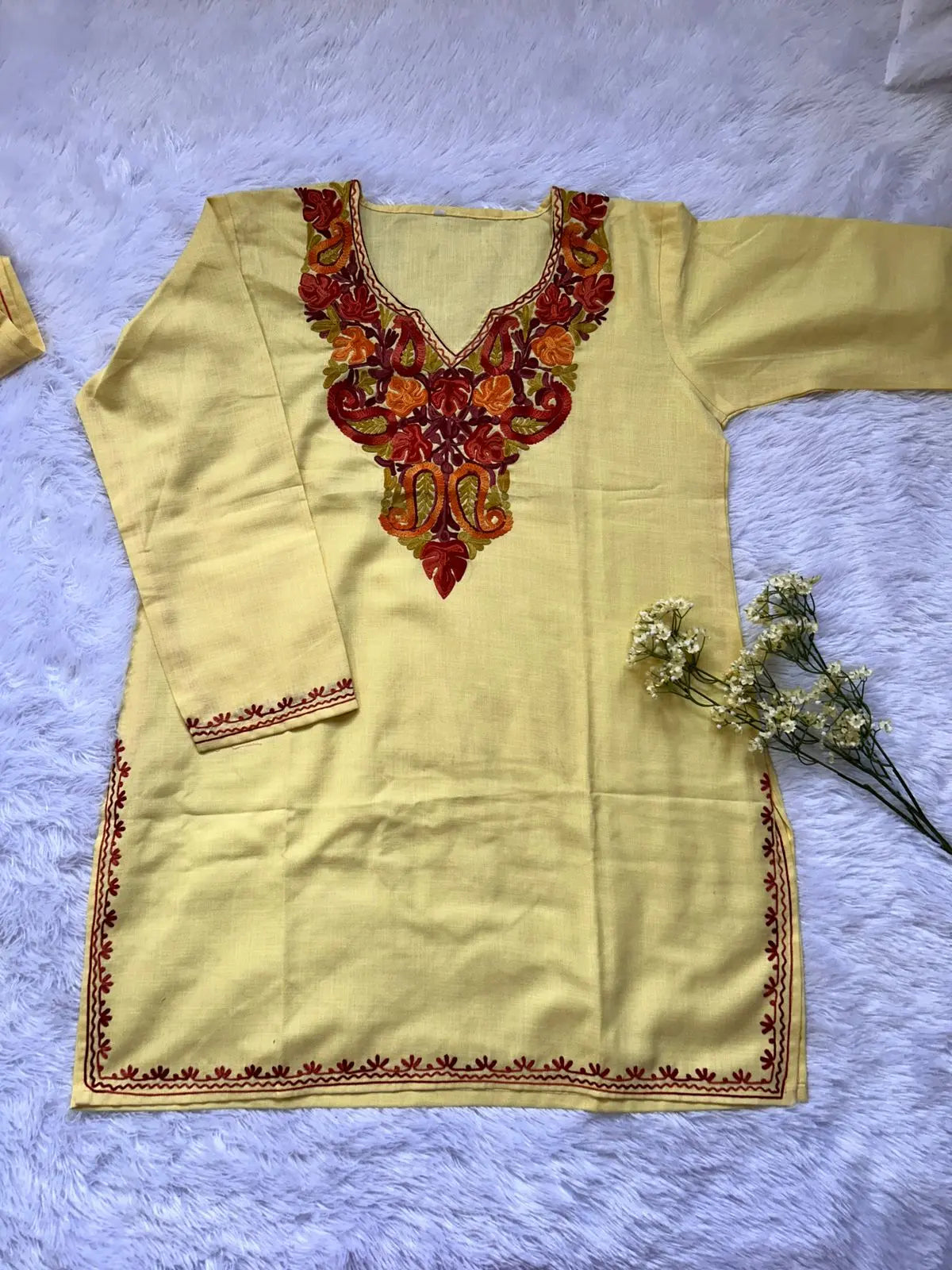 Amber Royale Kashmiri Short Top