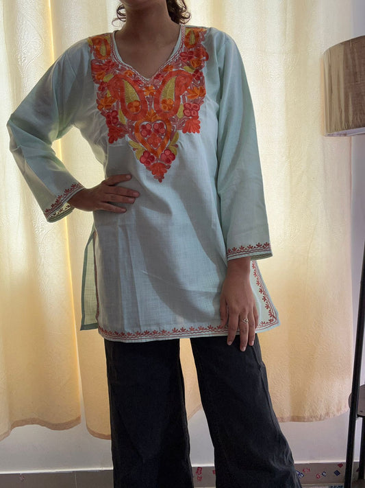 Naqsh Kashmiri Short Top