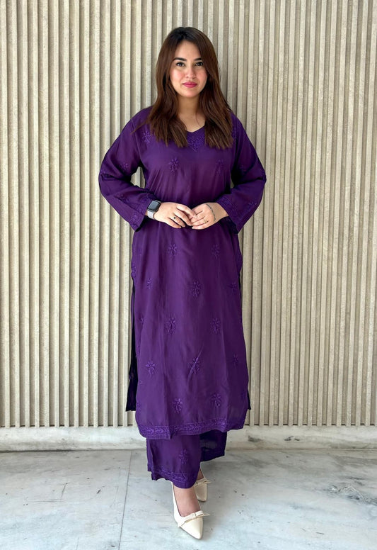 Ilma Chikankari Modal Set