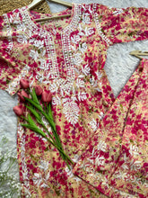 Shifa Pink Printed Mul Mul Set - Hayat&