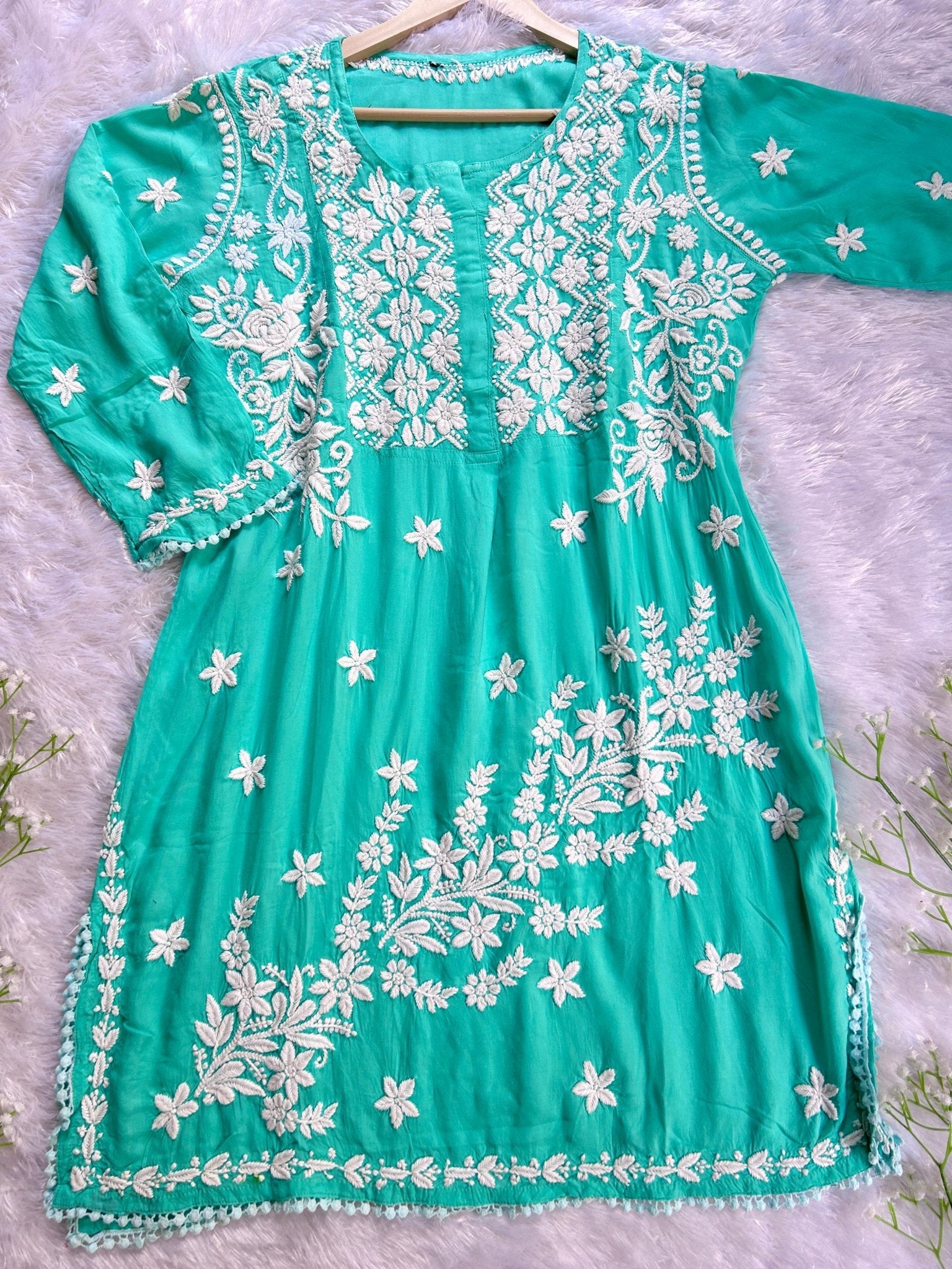 Aiman Turquoise Modal Co-ord - Hayat&