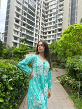 Aiman turquoise modal co-ord - Hayat&