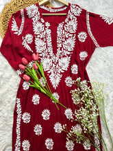 Hina Maroon Modal Kurti - Hayat&