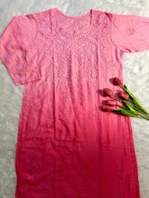 Pink chanderi kurti - Hayat&