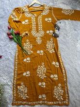 Rose mustard modal kurti - Hayat&